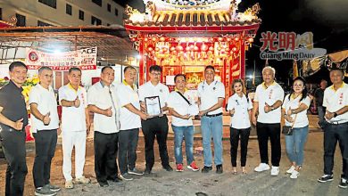 Photo of 顶日落洞开山王庙酬神宴 筹获2075元捐光育
