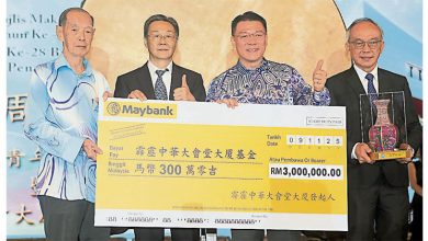 Photo of 霹华堂筹募大厦基金 丘成华捐300万元