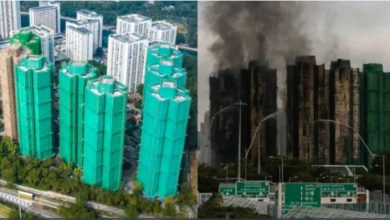 Photo of 【香港5级大火】 昨日风景 今日废墟 宏福苑满目焦土让人泪目