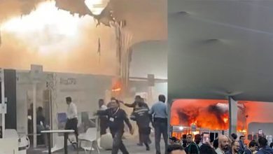 Photo of 联合国气候变化大会火灾 13人吸入浓烟不适