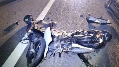 Photo of 追尾紧急道罗里 骑士轿车撞击亡
