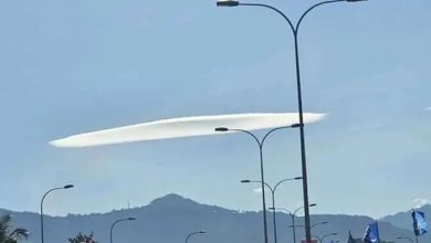 Photo of UFO云现身 亞庇市民拍照热议