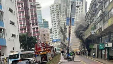 Photo of 尖沙咀＋荃湾20分钟连环火！浓烟捲半空　消防架云梯救出男女