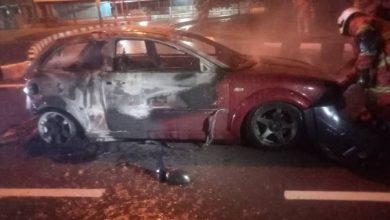 Photo of 路边惊现火烧车 车内发现焦尸