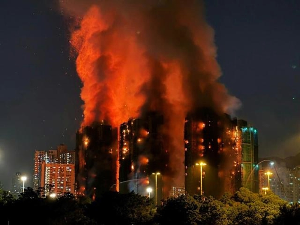 香港宏福苑五级大火，造成惨重伤亡，该起事故已造成94人罹难，