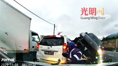 Photo of 车撞車压摩多 骑士被撞飛逃劫