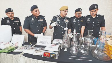 Photo of 租屋当冰毒加工库    警捕夫妇起287万物品