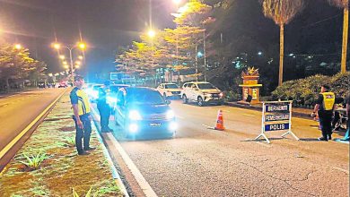 Photo of 登警OP MEGA联合执法 甘马挽3地设路障捕4人