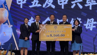 Photo of 吉华华中结业典礼 骆政语夺最佳成绩进步奖 获校友王绍宏赠平板电脑