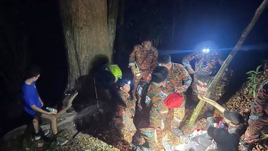 Photo of 2女抽筋1女扭伤 8登山客拉律山受困获救