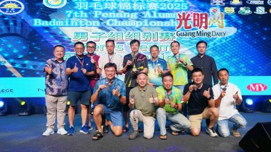 Photo of 【槟校友羽毛球赛庆功宴】120万拨槟5县 魏子森：支持社区运动