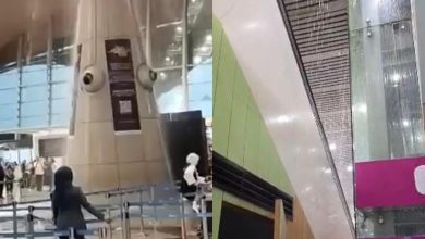 Photo of 强风暴雨袭击KLIA1 屋顶漏水 MAHB紧急抢修