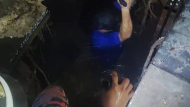 Photo of 摊档突陷！男子坠窟窿腰伤险象环生