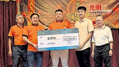 Photo of 槟三条路金灵坛庆神诞 筹获3434元助光育建校