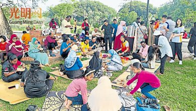 Photo of 太平国州议员与各族庆屠妖节 500人太平湖欢乐野餐