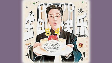Photo of 黄晓明48岁生日 照片乌龙变84岁