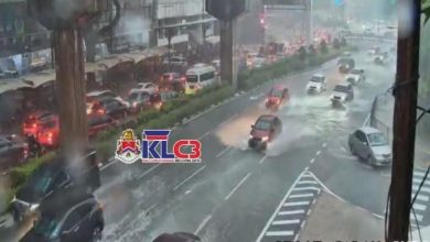 Photo of 午后滂沱雨 隆闹市多区淹水