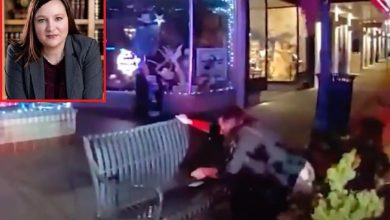 Photo of 女法官当街脱裤尿尿 烂醉失态半裸蹲草丛