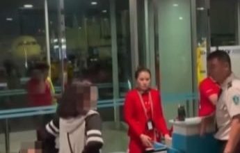 Photo of 携21kg手提行李登机被拒 女子与地勤争执引热议