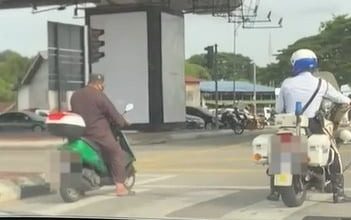 Photo of 无头盔骑士淡定等红灯 交警“没反应”引网爆笑