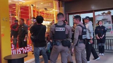 Photo of 闯金店抢劫被枪伤无处逃 匪徒店内开枪自尽