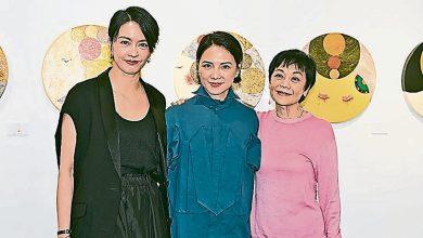 Photo of 李心洁香港办个人展 双胞胎儿子作品曝光