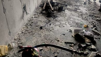 Photo of 峇六拜45层高楼 33楼建筑废料起火