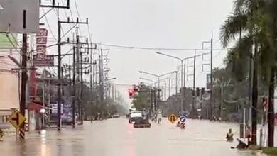 Photo of 合艾大水灾| 马泰边境水深及腰 6条路段无法通行