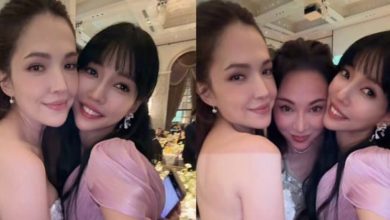 Photo of 断开王力宏后美翻!李靓蕾粉裙亮相许玮甯婚礼