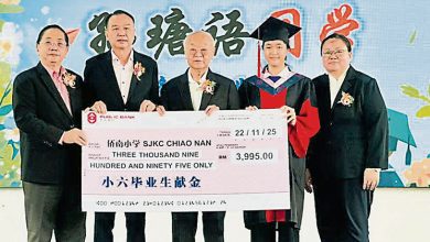 Photo of 【槟侨南小学毕业暨颁奖礼】林玉唐：工程晋最后阶段 侨南新课室明年启用
