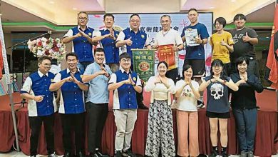 Photo of 台狮头旺民俗技艺协会访槟 槟武术龙狮总会以武会友