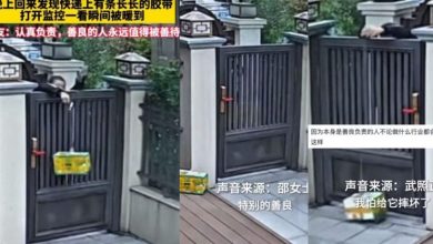 Photo of 快递员自制“胶带绳”轻放院中 暖心举动感动网民