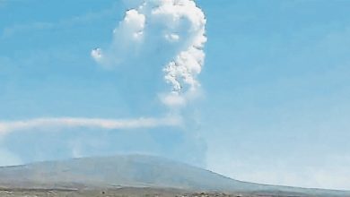 Photo of 沉寂近1.2万年  埃塞俄比亚火山喷发