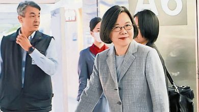 Photo of 结束访欧返台 蔡英文促让世界看见台湾