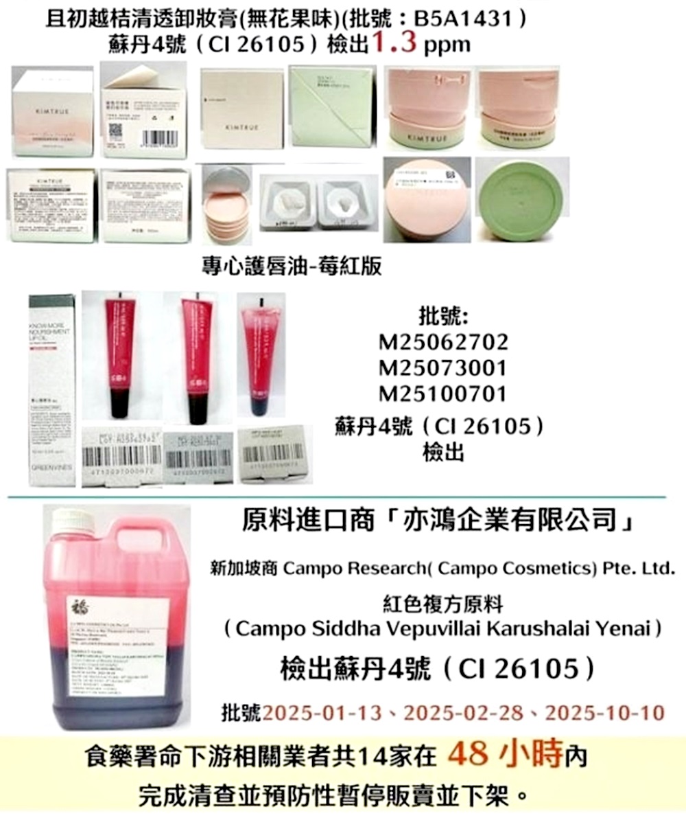 台首见化粧品含禁用苏丹红14家业者停售下架| 即时| 国际| 2025-11-21 – 光明日报