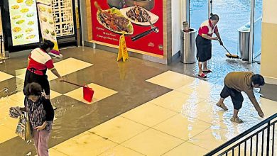 Photo of The Mines底楼积水成灾 商家被迫暂停营业