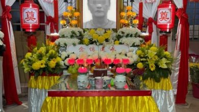 Photo of 儿子欠债 老父见灵堂照吓晕