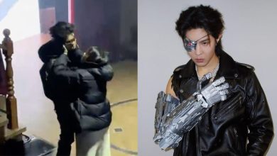 Photo of 马伯骞台上险遭女狂粉强吻！ 网民：诡异得像AI