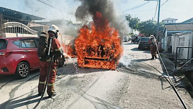 Photo of 疑技师试驾途中 马赛地行驶中起火