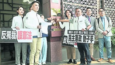 Photo of 不满大法官恢复宪法法庭 蓝委赴北检告5人