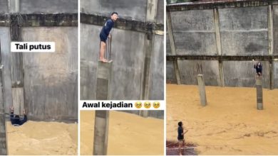 Photo of 被洪流逼上绝境！男徒手抓钢筋 苦撑7小时终获救！