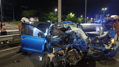 Photo of Myvi撞Myvi 41岁司机重伤受困