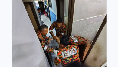 Photo of 中年男浴室跌倒 无法起身惊动消拯