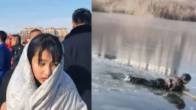 Photo of 13岁少女冰湖救童 家属寻恩人登门致谢