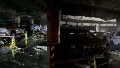 Photo of 疑电动车起火!地下停车场 多辆汽车化焦骨