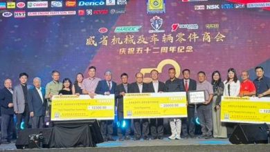 Photo of 威省机械及车辆零件商会52周年庆 拨5.45万捐北海4校 
