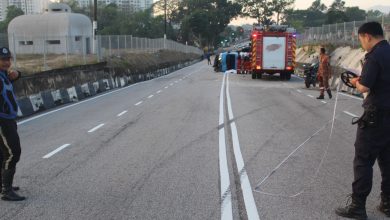 Photo of 白云山车祸致交通瘫痪 上班族打卡: “老板，我不是故意迟到……”