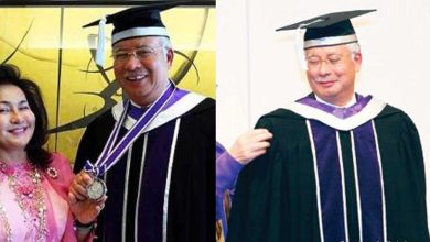 Photo of 纳吉正在加影监狱攻读博士学位 论文以经济转型为主题仍未完成