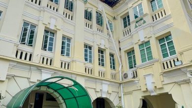 Photo of 全国最老学府之一 圣乔治中学屋檐坍塌