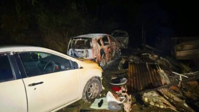 Photo of 乡路恶劣阻救援 火烧1屋4车